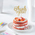 Thank You Cake Topper, Gold Glitter, Engaged, Wedding, Bridal Shower, Thanksgiving Day Party Decorations