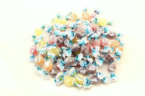 8 55 Gourmet Italian Sugar Free Assorted Fruit Jelly Candy - Ounces- Individually Wrapped Mandarin Lemon Strawberry