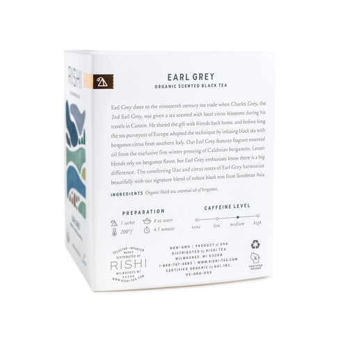 Immune 15 1.58 oz (Pack 2) Rishi Tea Earl Grey Herbal Tea | Support, USDA Certified Organic, Fair Trade Black Tea