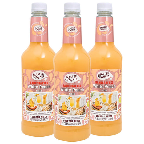 Master of Mixes White Peach Daiquiri / Margarita Drink Mix, Ready To