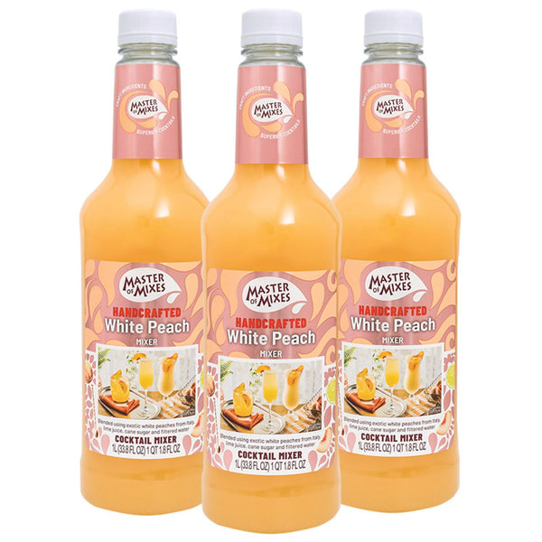 Master of Mixes White Peach Daiquiri / Margarita Drink Mix, Ready To