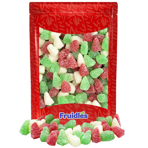 Fruidles Christmas Holiday Jelly Mix Fruit Candy, Delicious Shaped & Flavored Gummies