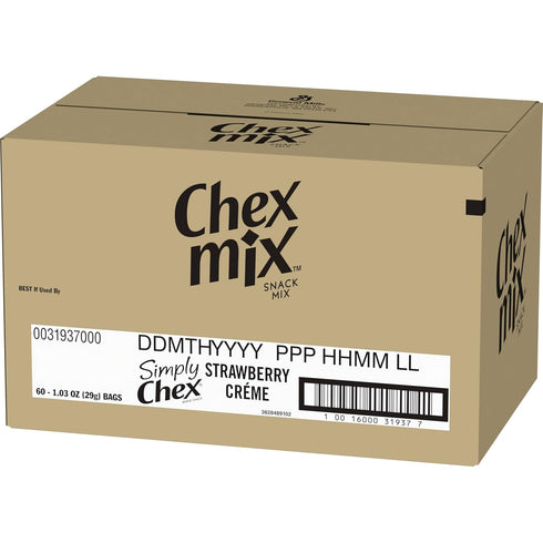Chex Mix 1.03 Oz (Pack 60) Simply , Strawberry Yogurt