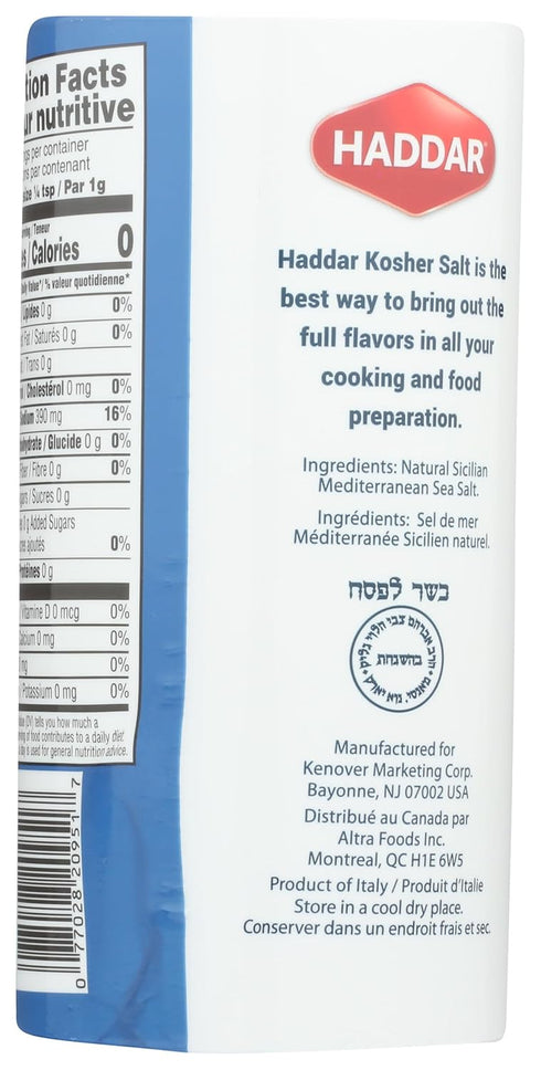16 Haddar, Salt Kosher, Ounce