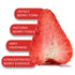 16 Oz Frozen Freeze-Dried Whole Strawberries - Dehydrated Fruit - No Sugar Added, No Additives - Premium Natural