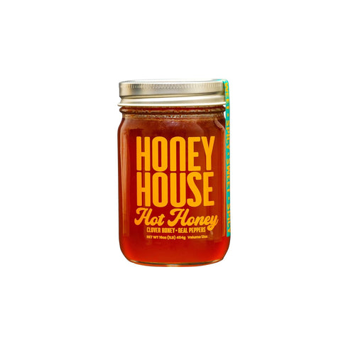 100% (Pack 1) Honey House Hot Honey Premium Spicy Infused with Chili Peppers | Natural with Natural Spices | Gourmet