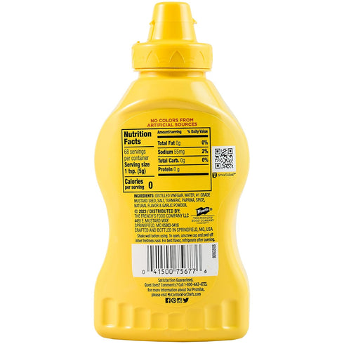 12 oz French's Classic Yellow Mustard Squeeze Bottle
