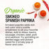 The Spice Lab Organic Smoked Paprika - Vegan Gourmet Spanish Paprika Powder in 1.9 oz French Jar, USDA Organic, Vegan,