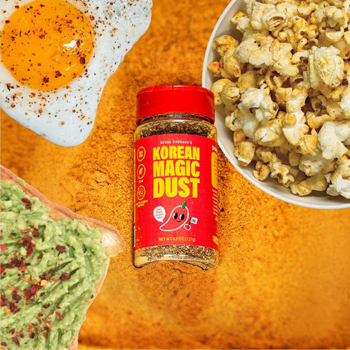 4.5oz (127g) Korean Magic Dust Seasoning Blend - Salty, Spicy, and Umami Flavor Explosion Award-Winning, Food Network