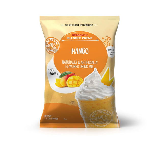 Big Train Dragonfly Mango Blended Crme Beverage Mix, 3.5 Pound (Pack of