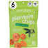 (6 Pack) Amaezi Foods | Dried & Roasted Salted Olive Oil Plantain Chips | All Natural Mini Travel Crunchy Dried Fruit