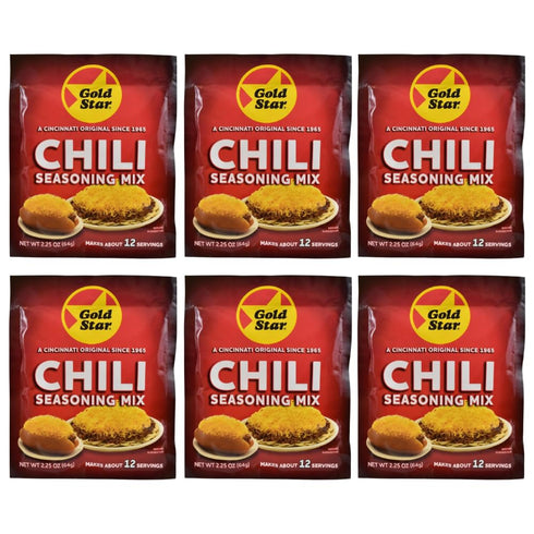 Gold Star Chili Gold Star Cincinnati Chili Seasoning Packets | Authentic Original Chili Mix |