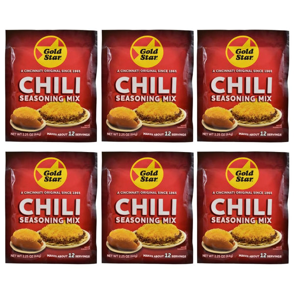 Gold Star Chili Gold Star Cincinnati Chili Seasoning Packets | Authentic Original Chili Mix |