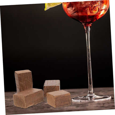 4pcs ULTECHNOVO Wood Chips for Home Wine Brewing and Flavor Your Red Wine Random Shape Chips for Winemaking Supplies