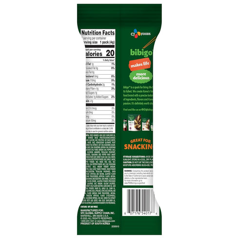 0.14 (Pack 12) Bibigo Seaweed Crisps, Hot Chili, Ounce