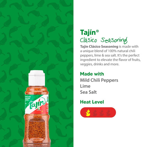 Tajín Clásico Seasoning, Mini Tajín Mexican Seasoning 1.6 oz (Pack of 1)