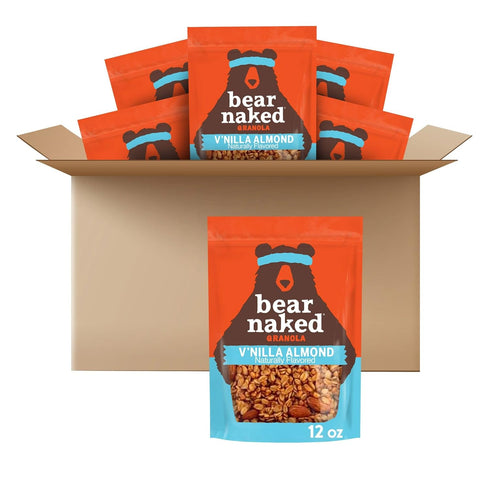 Bear Naked Granola Cereal, Whole Grain Granola, Breakfast Snacks, Vanilla Almond Crisp