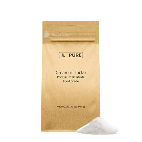 Pure Original Ingredients Cream of Tartar (2 lb) - Pure & Natural, Baking & Cleaning, Eco-Friendly Packaging