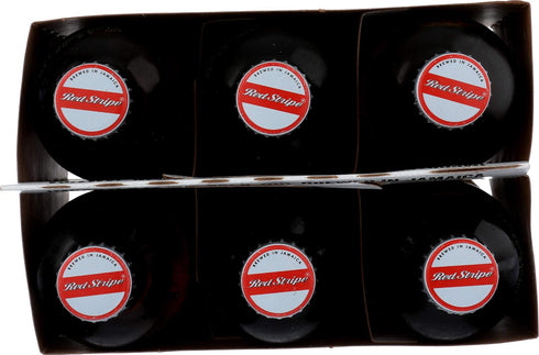 elporto surf shop 6 11.2 Oz 4.7% Red Stripe Amber Lager, Pk, Fl Glass, Abv