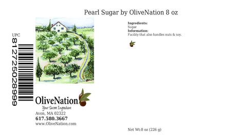 OliveNation Pearl Sugar, 8 ounces
