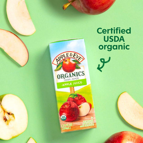 6.75 Fluid-oz, 40 Count Apple & Eve Organics Apple Juice