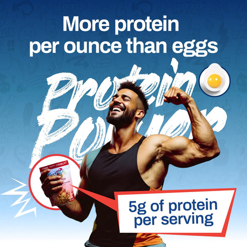 Pack 8 1 oz Snack Festive Sea Salt & Honey BBQ Roasted Chickpea Snacks, Bags Crunchy Protein Garbanzo Beans, Healthy