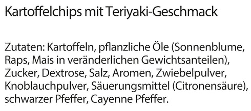 150g 5.29oz Lays Subway Teriyaki Potato Chips, Crispy Natural Ribbed Potato Chips with Sweet & Savory Teriyaki