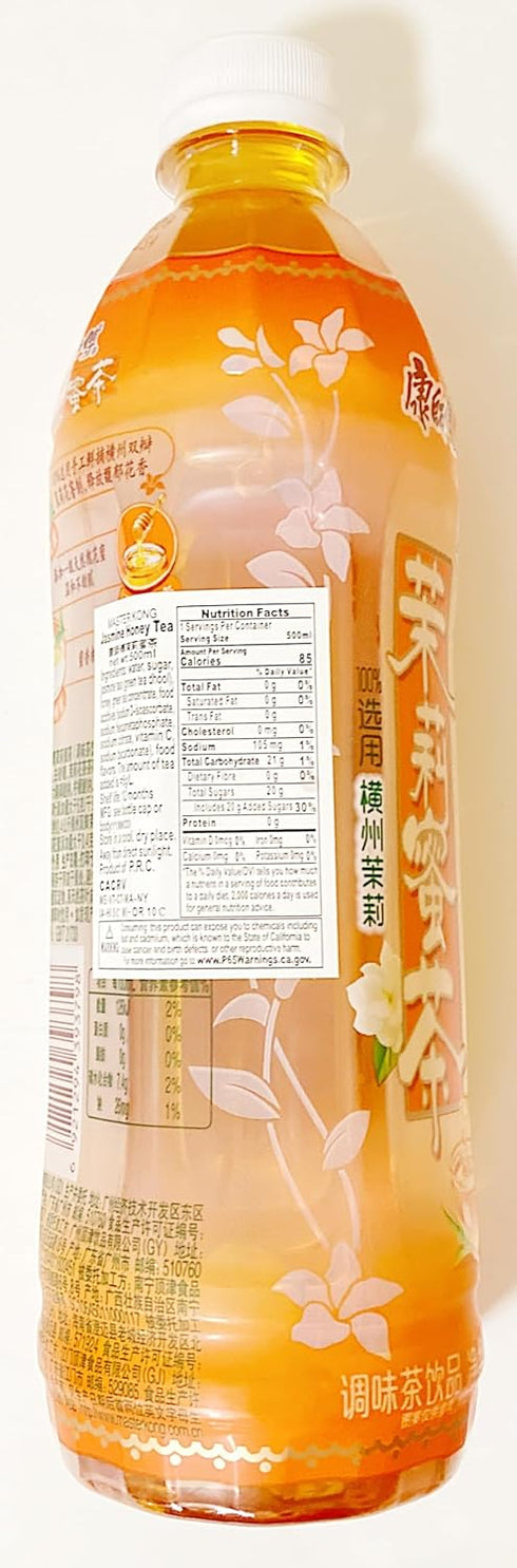 Generic 500ml, 6 Jasmine Honey Tea Beverage, Bottles