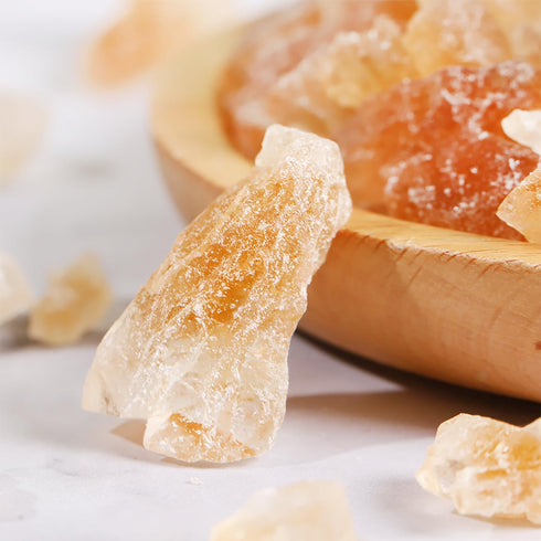 9.8oz 280g, KachiKachi Yellow Rock Sugar - | Made of Cane, Small Grains | Brown Sugar Cubes | Old-fashioned |