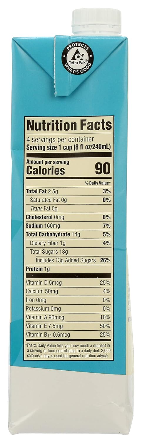 365 32 Oz (Pack 3) by Whole Foods Market, Organic Vanilla Almond Milk, Fl