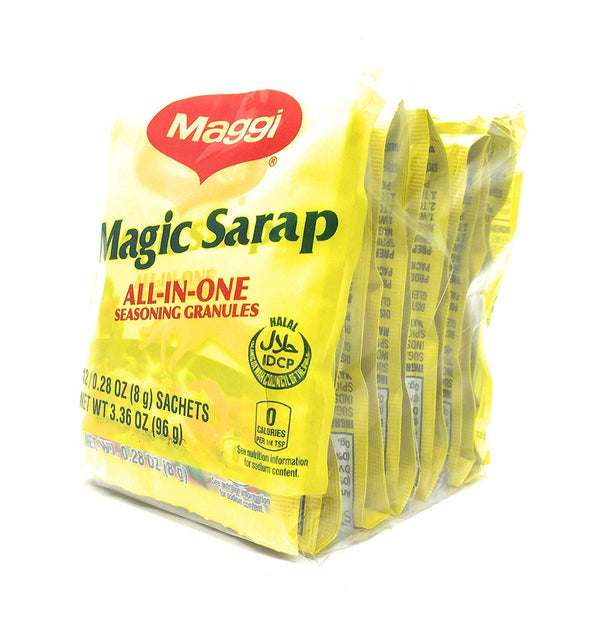 Maggi Magic Sarap, All In One Seasoning Granules, 12 Sachets (12 x 0.28