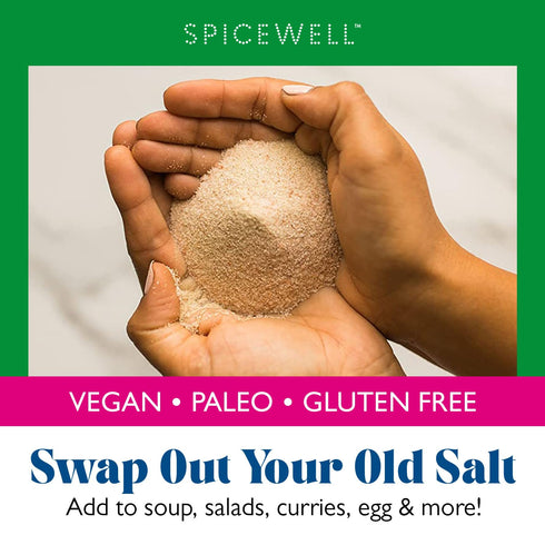 9 9oz (2 pack) Spicewell - Himalayan Pink Salt Pouch - Boosted with Real Veggies, Less Sodium Than Table Salt - Fine