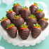 12 A Gift Inside Dreamy Dark Chocolate Covered Strawberries for Valentine's Day, Birthday, Thank You