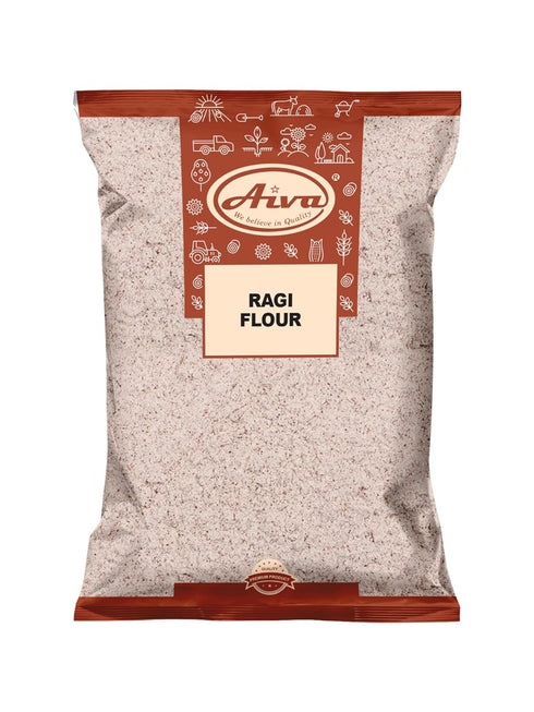 Aiva Finger Millet Flour | Ragi Flour (4 LB) Stone-Ground Whole Grain