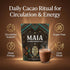 Wdvpue 100% Maia Ceremonial Cacao - Pure Natural, Enhanced with Flavanol, Theobromine, Magnesium & Natural Flavonoids