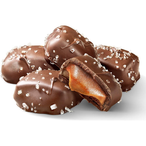 18 oz Sanders Milk Chocolate Sea Salt Caramels - Tub