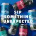 PACK 16fl oz (Pack 12) Pack HOPLARK Sparkling HopTea The RELAX Tall cans of Sampler Variety with Chamomile, Hibiscus