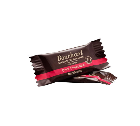 72% (5.29 OZ 150g) Bouchard Premium Belgian Dark Chocolate with Cacao /