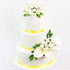 Wired,3 6 Count Global Sugar Art Calla Lily Sugar Cake Flowers White with Yellow, sizes, by Chef Alan Tetreault