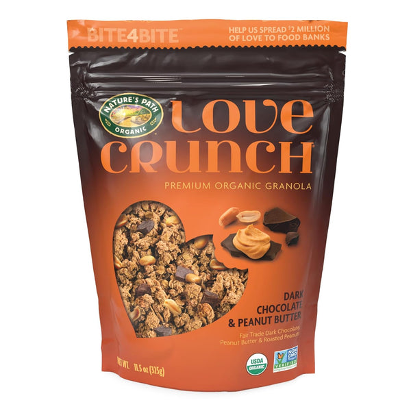 Love Crunch Nature's Path, Granola Peanut Butter Dark Chocolate Organic, 11.5 Ounce
