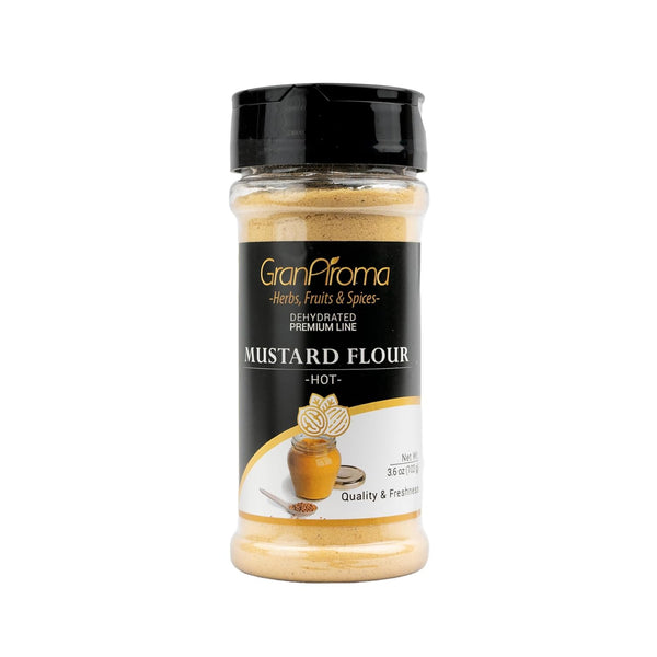 GranAroma Mustard Flour, Gluten-Free Mustard Powder for Cooking, Sauces, and Seasoning Bold