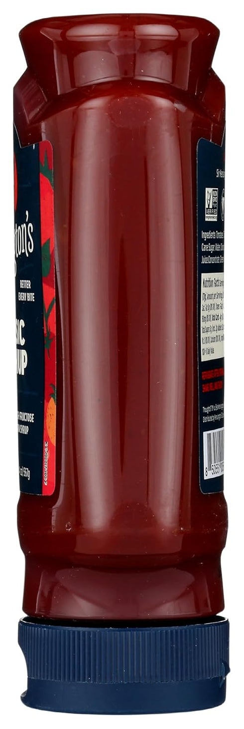 20 oz Sir Kensington's Classic Ketchup, From Whole Tomatoes, No High Fructose Corn Syrup, Gluten Free, Certified Vegan