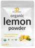 DEAL SUPPLEMENT Organic Lemon Powder, 1lb Real Freeze-Dried Source Rich in Essential Vitamin C