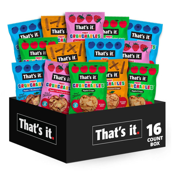 That's it. Fruit Crunchables Variety Pack, Fruit Snacks for Kids, 100% Fruit