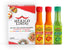 Mexico Lindo Hot Sauce Variety Pack Display with 2 Red Habanero, 1
