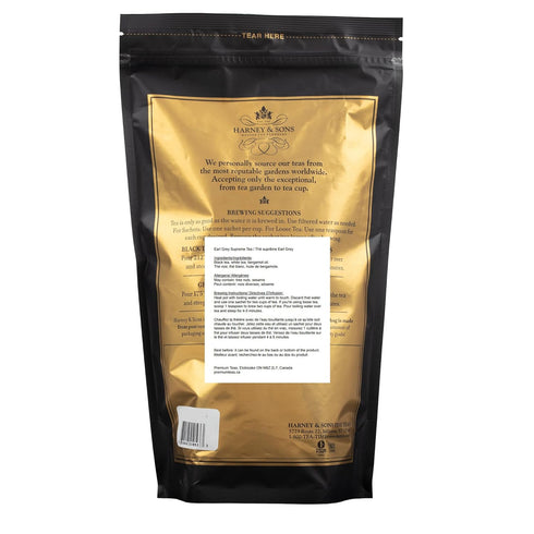 50 Harney & Sons Earl Grey Supreme Tea - Lemony Flavors,Presents and Party Favors - Bag of Sachets