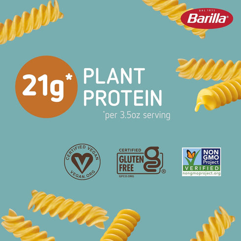 8.8 oz (Pack 10) Barilla Chickpea Rotini Pasta, of - Vegan, Gluten Free, Non GMO & Kosher Made with Plant Based Protein