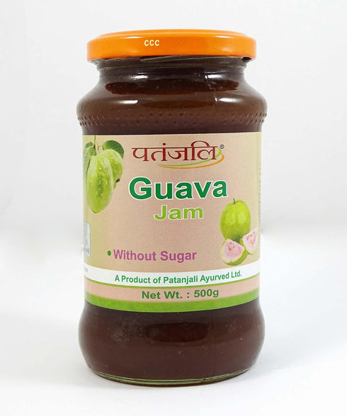 500g New Patanjali Ayurved Guava Jam Without Sugar Delicious Tasty & Healthy