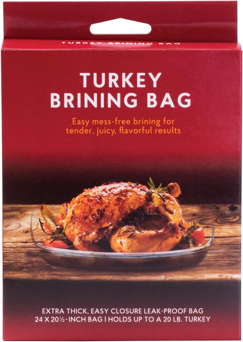 HIC Roasting Turkey Brining Bag, Holds 20-Pound Turkey with Brining Liquids and Seasonings