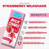 180ml, Pack 12, Mother Dairy Strawberry Milkshake, of Ready to Drink